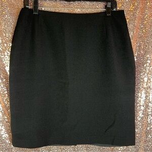 ALIA Black Pencil Mini Skirt – Timeless Chic, Size 10